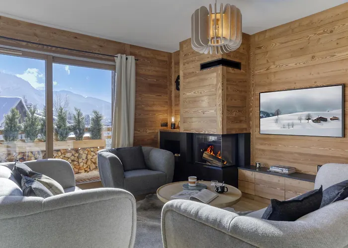 L'alezan I Proche Du Centre De Apartmán Megève